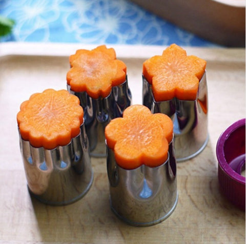 Stainless steel 8 piece set flower and vegetable fruit cut flower embossing die knife cutting die