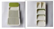 Cutlery Storage Tray Knife Holder Spoon Plastic Container plateau Knife Block Holder