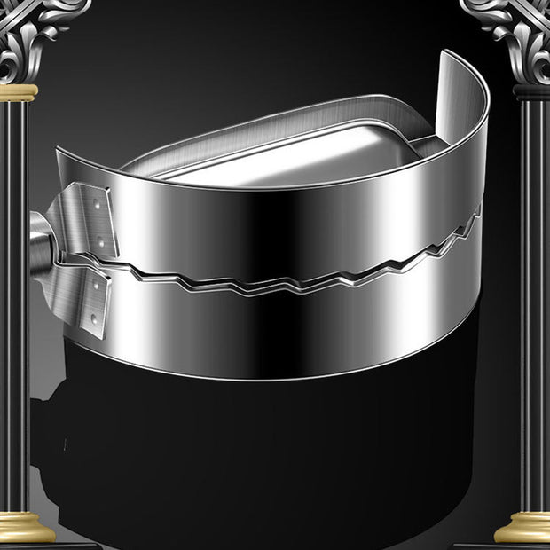 Stainless steel dumpling mold for home baking, compact design for easy pressing and sealing dumplings.